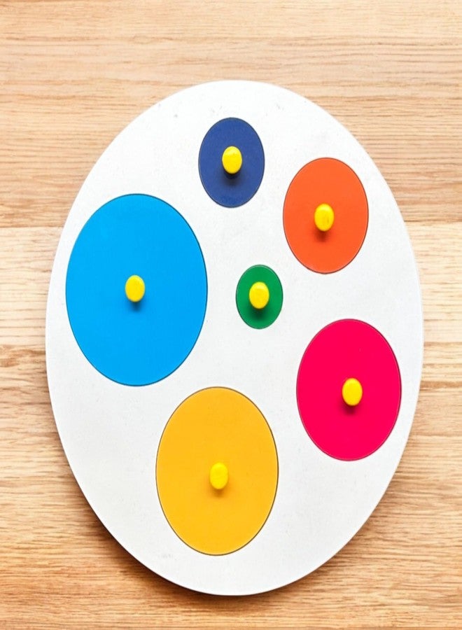 Kiddiwinks Seriation Puzzle Combo for Kids - Montessori-Inspired Shape Sorting and Size Sequencing Toy - Educational Learning Puzzle with Circles, Squares & Triangles - Develop Fine Motor and Cognitive Skills - Image 5